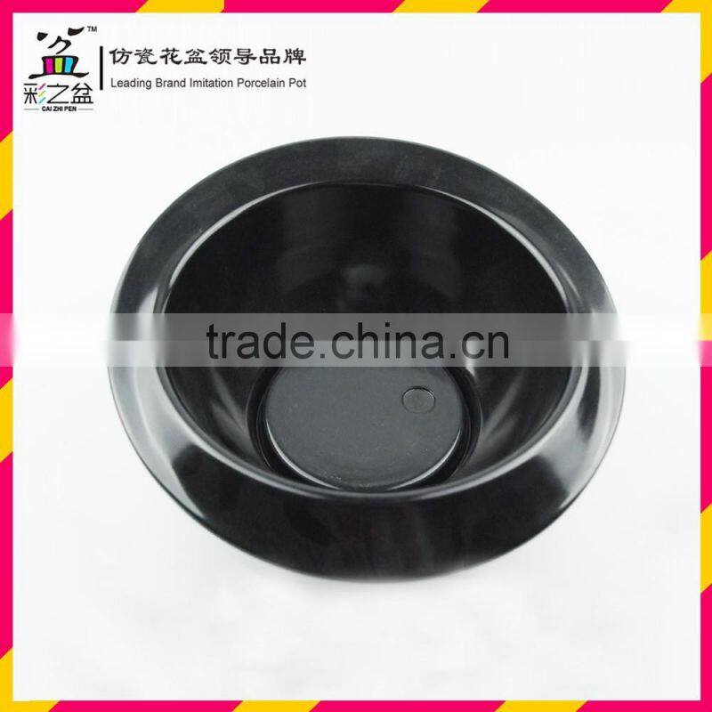Wholesale artificial plant pot beautiful Hat shape Melamine flower pot MX1312