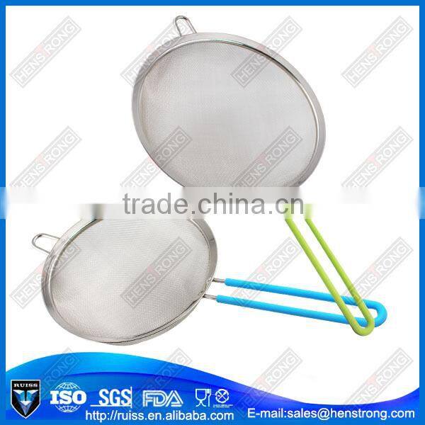 Different size 7cm--25cm diameter stainless steel skimmer ,strainer