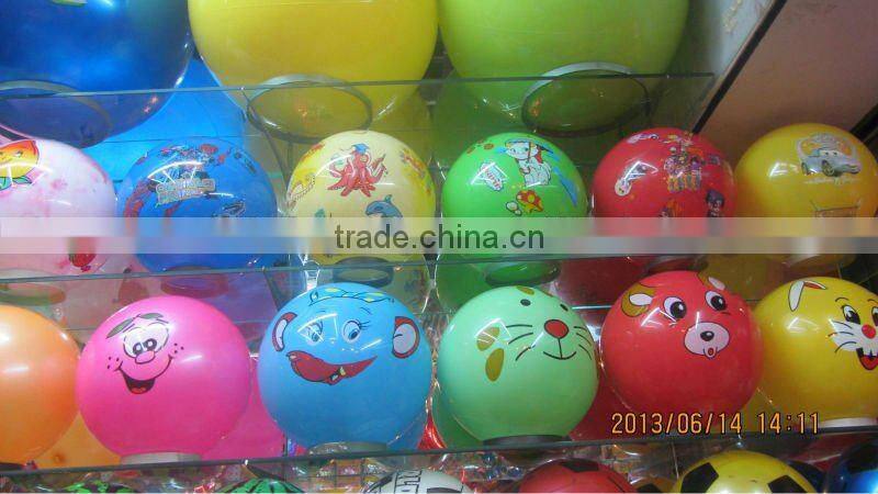 Beach toys wholesale cheap plastic Inflatable beach ball for promotion