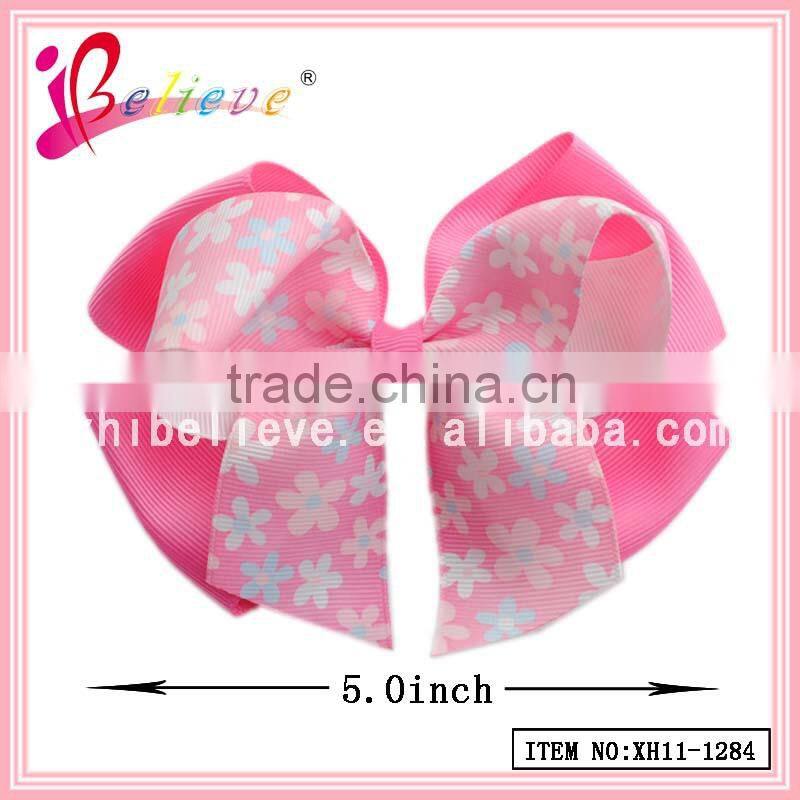 2015 Customized girls hair bow bouqitue valentine's day headwear