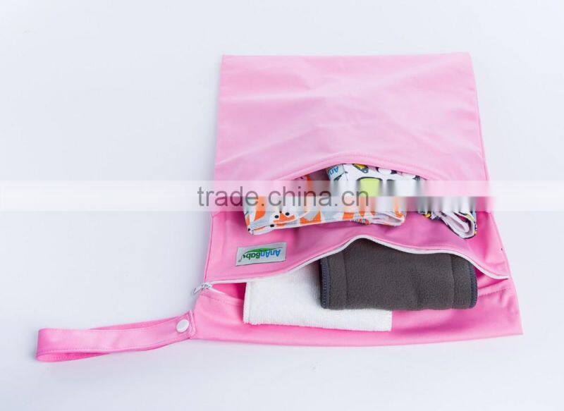 Waterproof solid color baby Wet bag,diaper bag