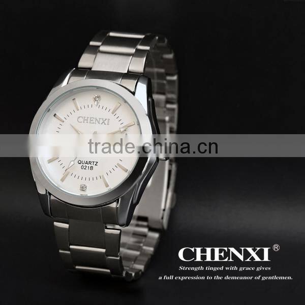 Day Date Display Couple Watches Men 021BM&LD Japan Movement White Black CHENXI Watch Chinese Watch Manufacturer Men Wristwatches