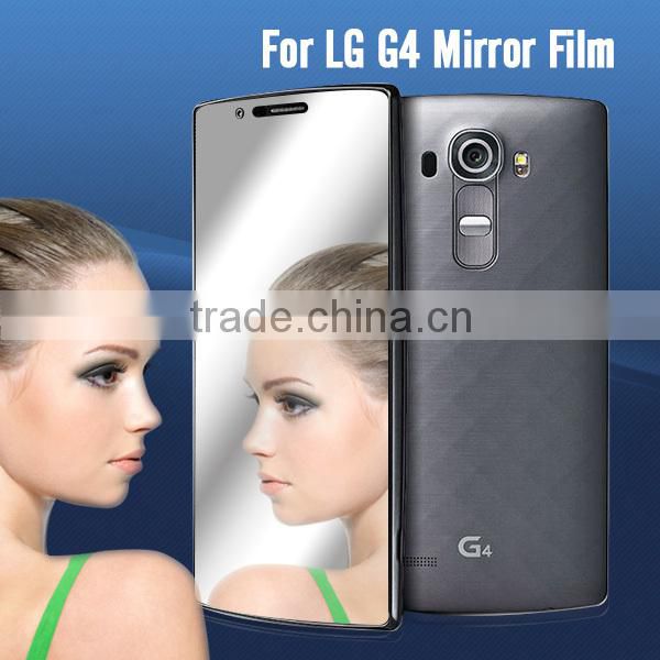 2015 factory supply mirror screen protector for LG G4 with high quality