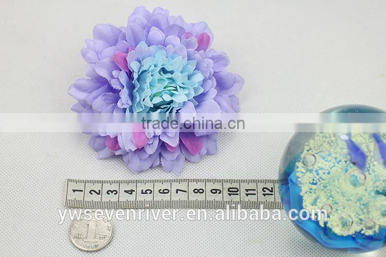 Simulation qianceng chrysanthemum chrysanthemum 10 centimeters flower heads flower DIY hair accessory bag hat Shoes decorative f