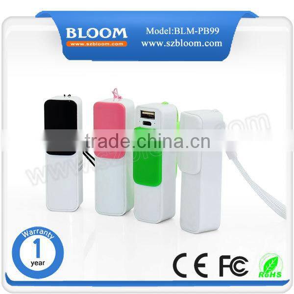 2600mah mobile back up power smart mobile power banks portable power bank 2600mah