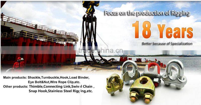 Rigging Fastener Galvanized Malleable Din1142 Wire Rope Clip