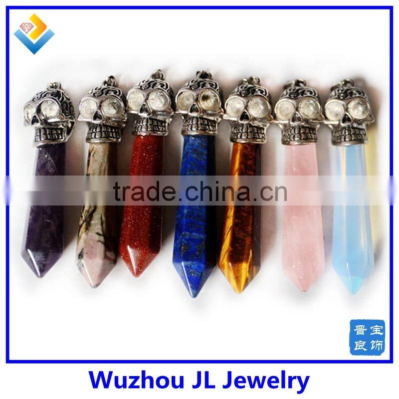 Top Quality Classic And Modernpoint Fancy Crystal Pendant, Crushed stone necklace