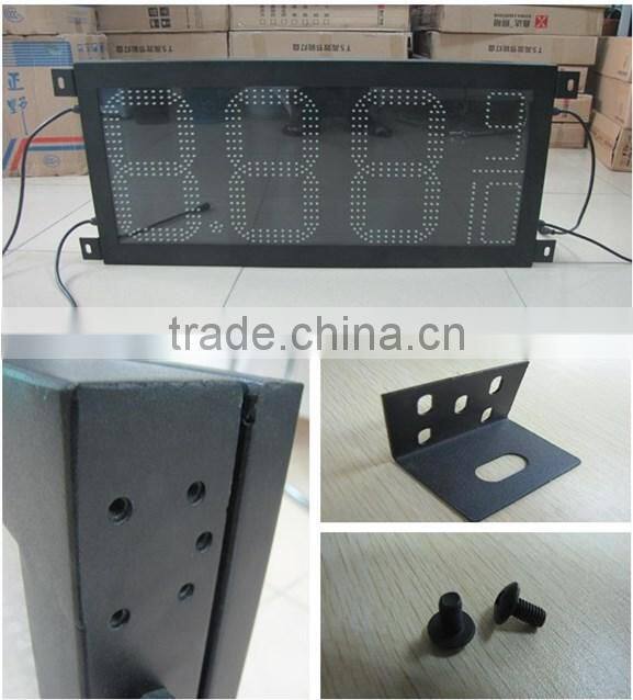 Alibaba in russian wireless RF IP65 waterproof high brightness led gas price sign