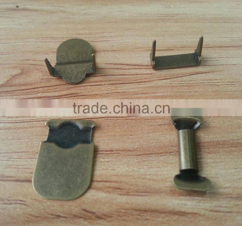 8014A6 Brass Hook and Bar in Oxy Brass Color For Mens Suit trousers --8014A6