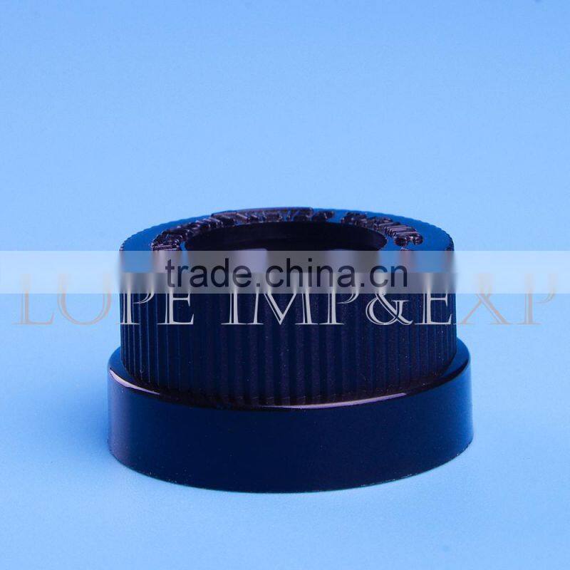 20/400 Black Plastic Childproof Dropper