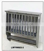 natural desktop wall wooden kitchen shelf with hook