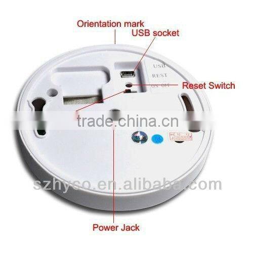 Smoke Detector Covert Camera DVR Recorder Remote Control 4GB