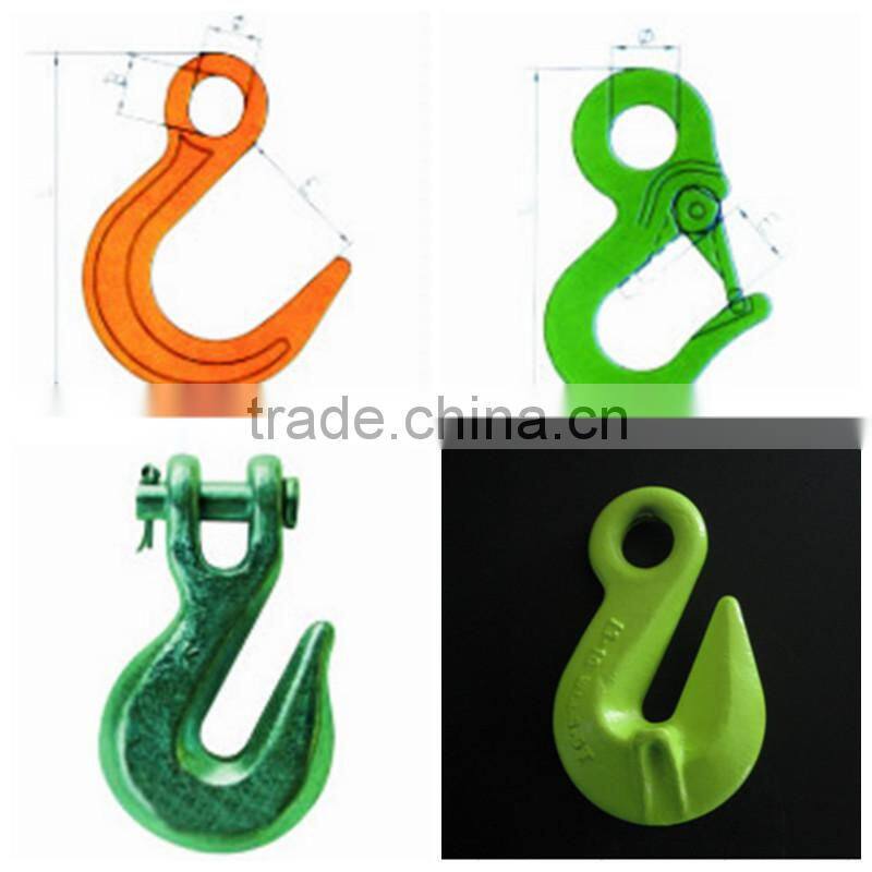 Hot Sale Factory Price Drop Forged Alloy Steel Yellow Zinc Clevis Grab Hook/Hook