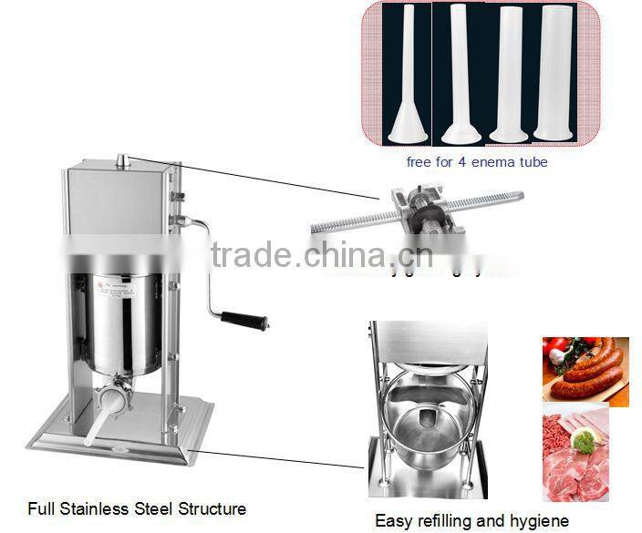 PK-ZL-TV10L PERFORNI sausage making high efficiency small sausage stuffer machine for Sausage making