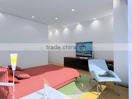 7W IP54 2014 High quality adjustable dimmable cob led downlighting housing