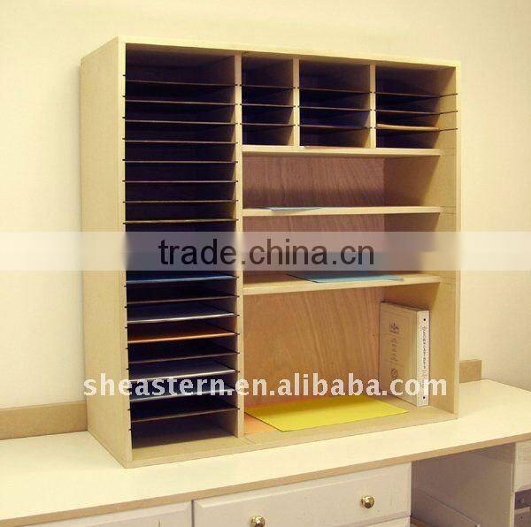 unique cardboard paper shelf