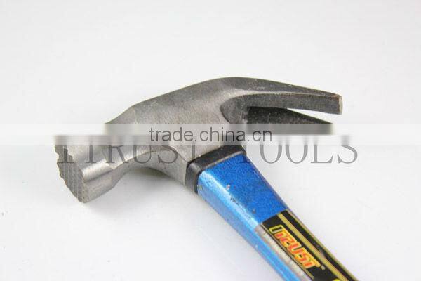 Good Quality Blue Fiber Handle Non-slip Claw Hammer HM1023