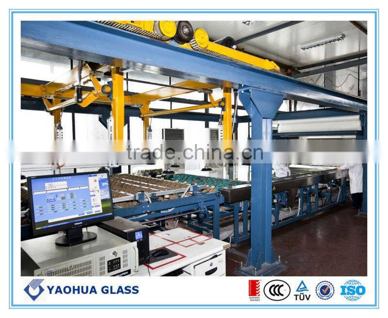 8mm tempered laminated glass