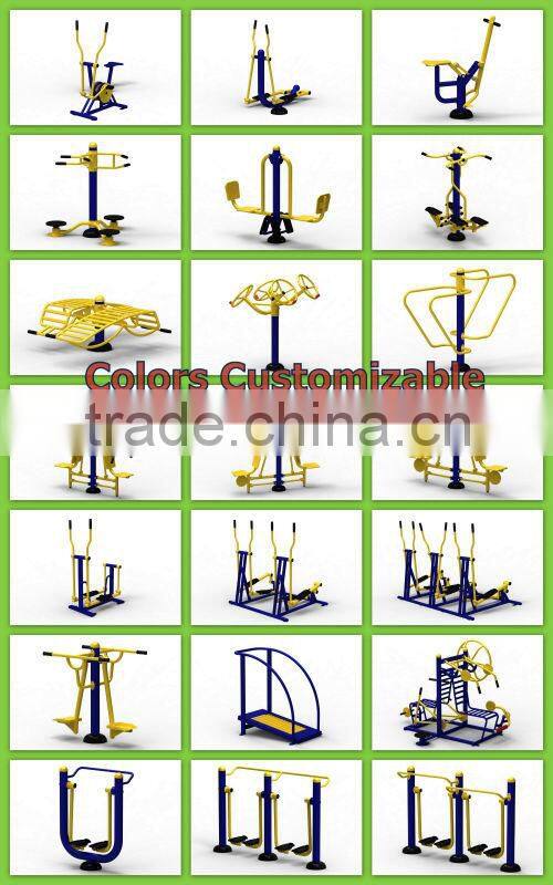 Track Series127 China outdoor fitness equipment double rowing machine for adult LE.SC.029