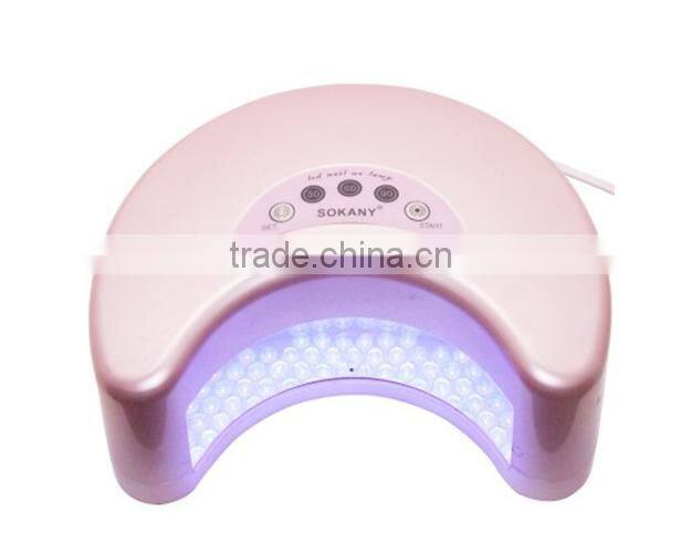 2014 Hot ! 12W/18W LED UV CURING LAMP Color Nail Gel Polish Dryer 100% High Quality Salon Nails Care Tool Wholesale 626