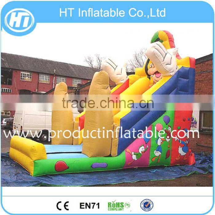 Snow Giant Inflatable Slide For Festival,White Promotional Inflatable Slide,Inflatable Bouncer slide