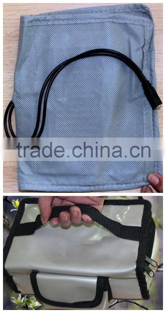 Multiple styles can be printed LOGO electric heating lunch box