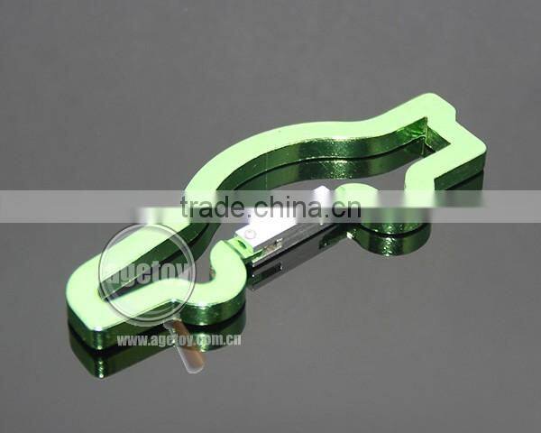 Random Mix Multicolor Aluminum Alloy Spring Clip Buckle Wholesale Metal Mini Car Shape Carabiner