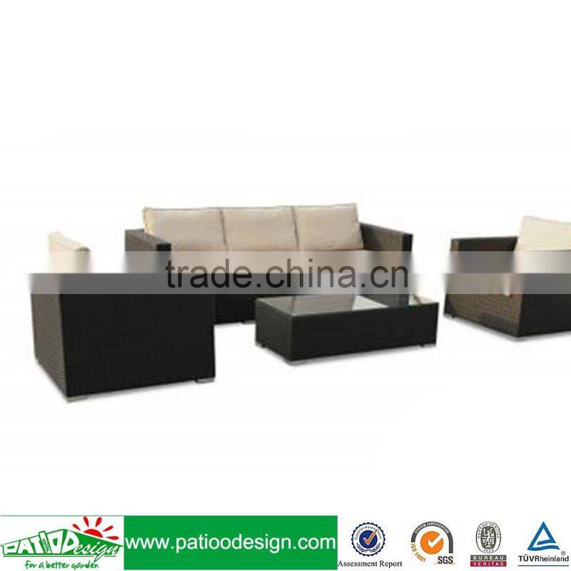 Low price outdoor rattan furniture sling seating general use sofa set