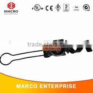 messengered coax cable drop wire clamp