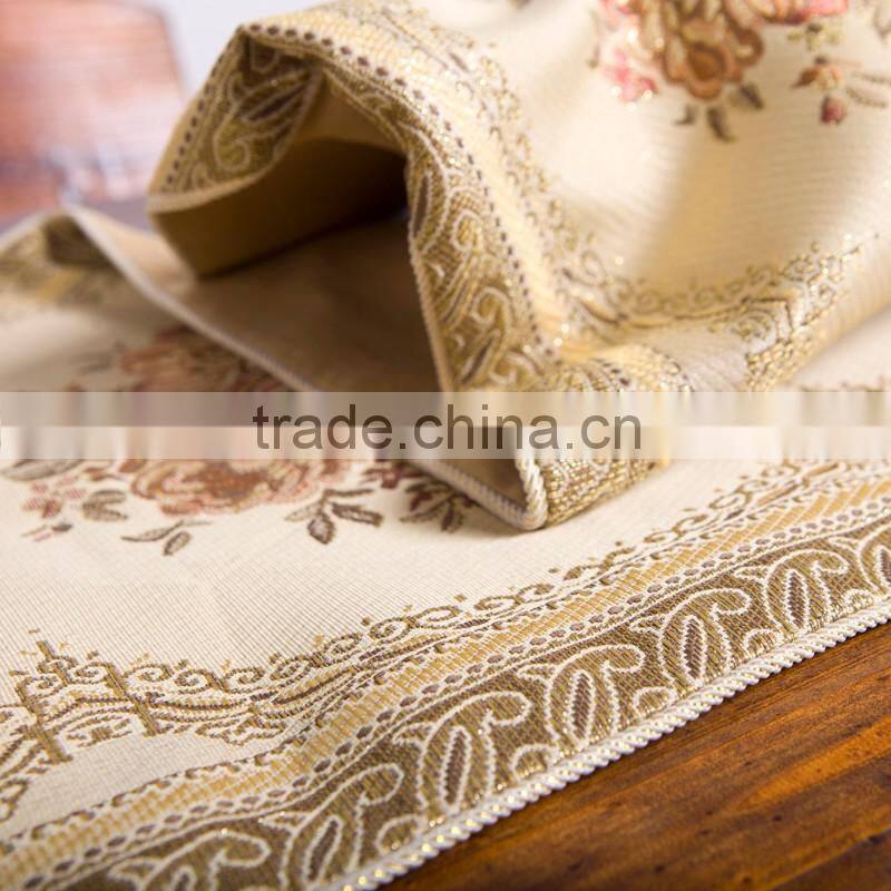 PLUS Top Rating Cheap Yellow Printed Cotton Table Runner