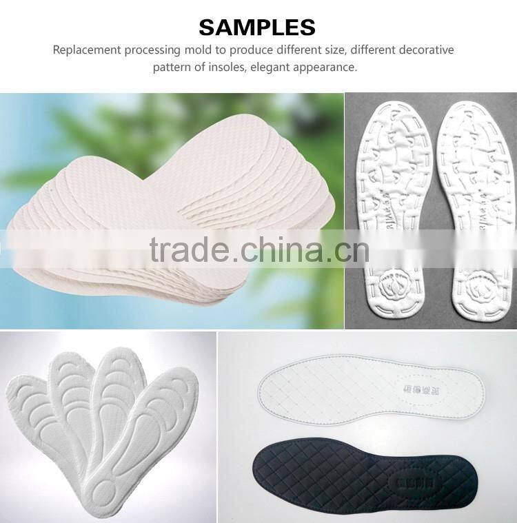 Auto insole/shoe-pad/shoepad making machine ,Ultrasonic threadless seaming technology, shape in once time,