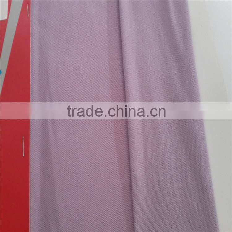 high quality coolmax polyester/cotton polo shirt fabric 220gsm