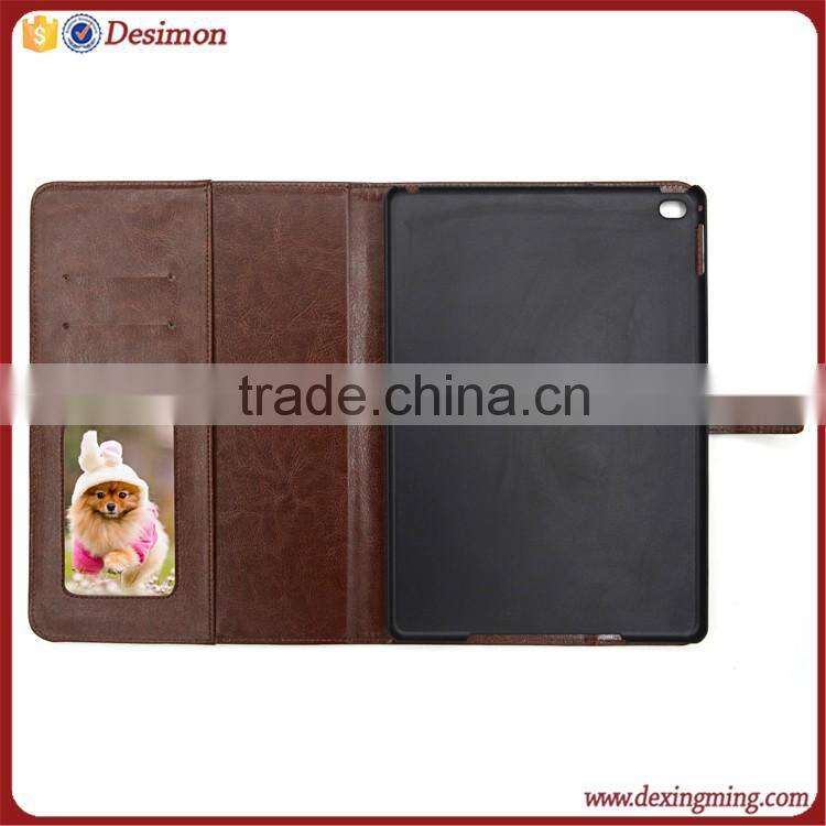 pu leather case for ipad air 2 , for ipad air 2 covers with own logo