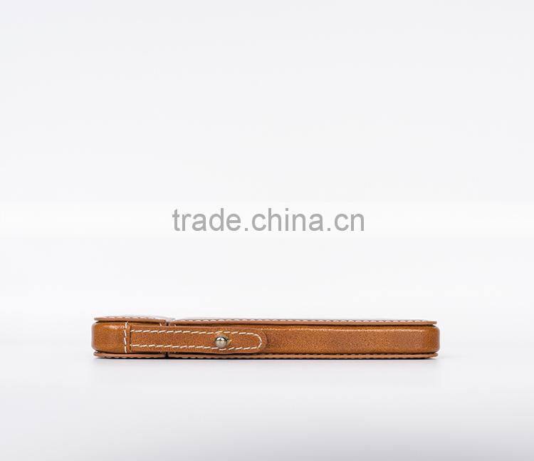 Top layer leather mobile phone real oem leather case for iphone6/plus
