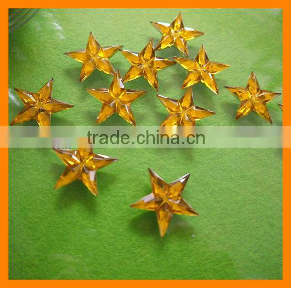 Blue Flower Shape Gemstone For Party Decoration