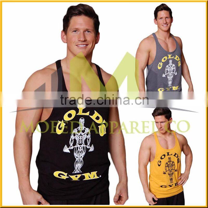 mens gym tank top bodybuilding stringer tank top