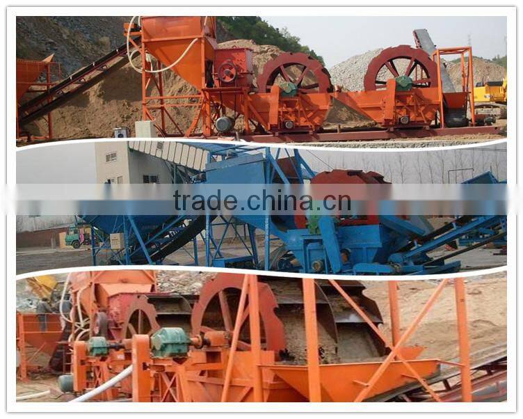 Mining sand washer with low cost of operation