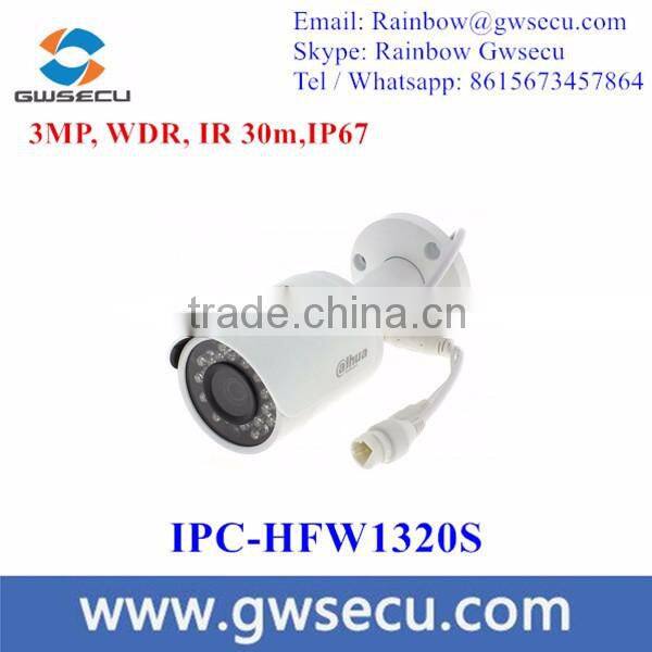 DH IPC-HFW1320S dahua Original English Version Infrared Bullet Waterproof IPC Network 3MP IP Camera