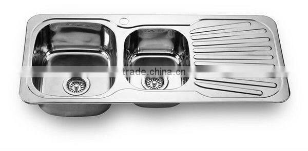 Double Bowl 304 Stainless Steel Kitchen Sink