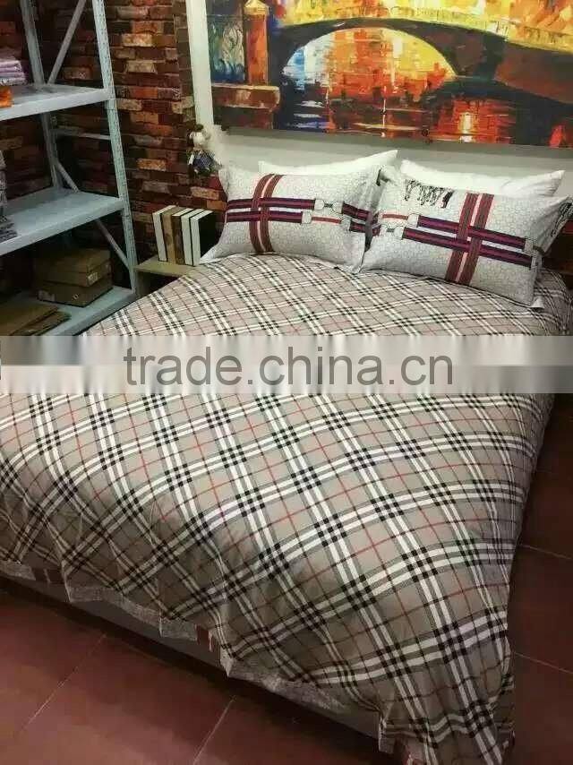 Wholesale Reactive Print Cotton Twill Peach bedding set