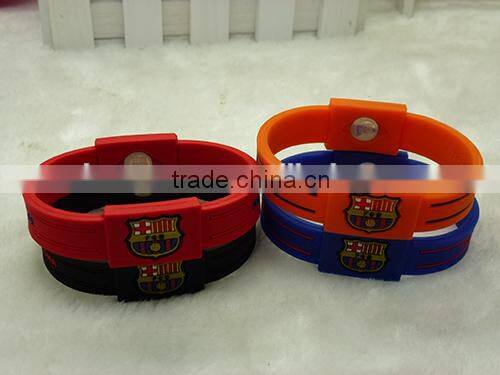 Cheap Rubber silicone bracelets with debossed logo Factory audit