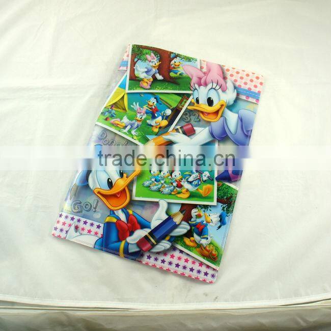 the children school cute lovely color plastic transparent folder