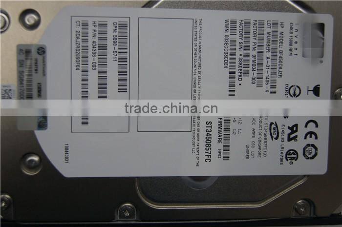 Hot Sale AG803B 450GB 15K 3.5 HDD For HP YN