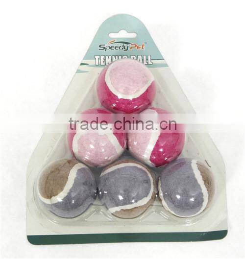 Dog tennis ball toys set 6 dog toy ball