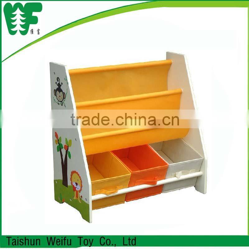 High quality kids wooden book shelf