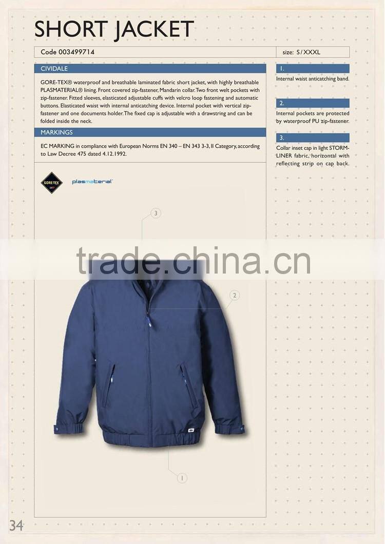 EN343 Gore-Tex breathable and waterproof jacket