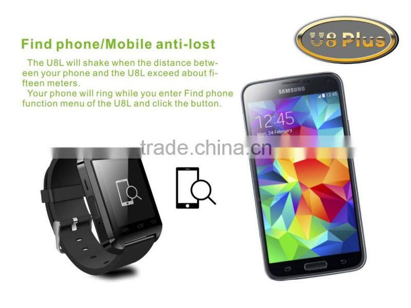 Wholesale touch screen cheap health care smart watch U8 OEM bluetooth for android and ios