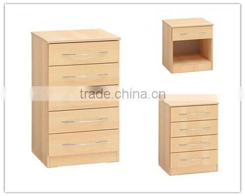 hinges bedroom furniture cheap wooden drawers nightstand table, multi colors