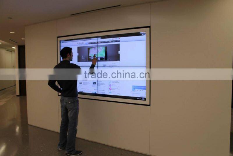70inch window glass display 3D holographic priojector IR touch screen multi touch screen
