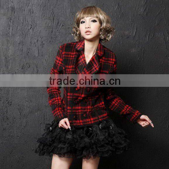 Red Ruffles Lolita Bolero Jacket 61191